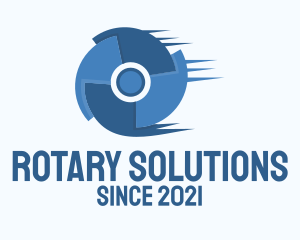 Rotary - Fast Propeller Fan logo design