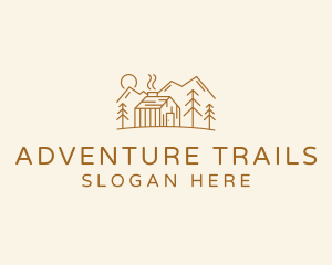 Nature Mountain Travel logo design