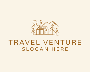 Nature Mountain Travel logo design