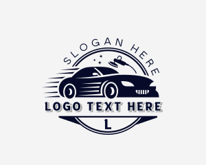 Cleaner - Car Care Polish Detailing logo design