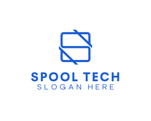 Tech Professional Letter S logo design