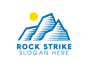 Sun Mountain Trekking logo design