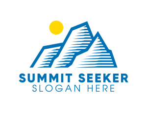 Sun Mountain Trekking logo design