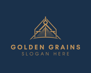 Golden Bridge Compass logo design