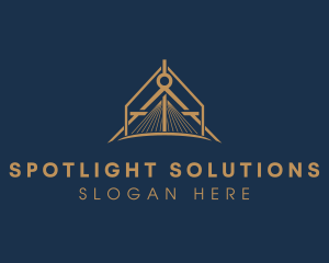 Golden Bridge Compass logo design