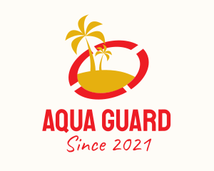 Lifeguard - Island Lifeguard Buoy logo design