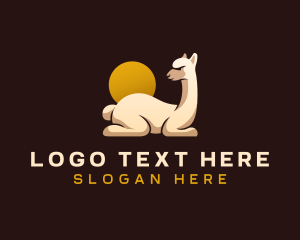 Llama - Alpaca Llama Animal logo design