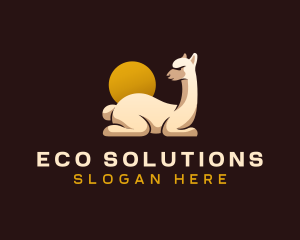 Conservation - Alpaca Llama Animal logo design