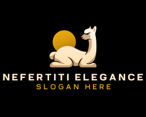 Alpaca Llama Animal logo design