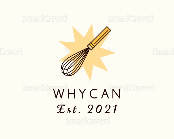 Baking Kitchen Whisk Logo