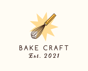 Baking Kitchen Whisk logo design