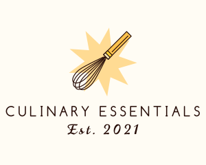 Kitchenware - Baking Kitchen Whisk logo design