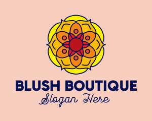 Bright Lotus Flower logo design