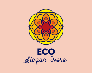 Bright Lotus Flower logo design
