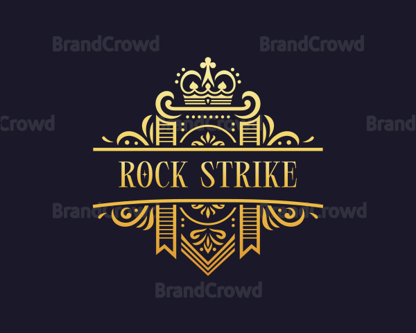 Upscale Crown Monarchy Logo