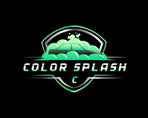 Car Wash Clean Polish logo design