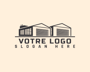 Logistics - Manufacturing Storage Warehouse logo design