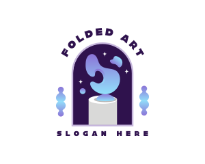 Modern Art Sculpture logo design