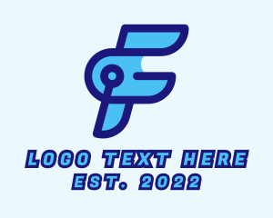 Letter F - Technology Firm Letter F logo design