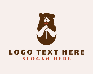 Wildlife - Flower Bear Zoo logo design