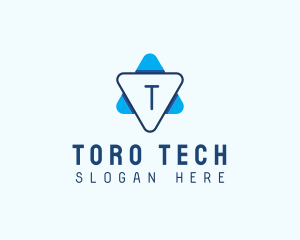 Triangle Technology Software logo design