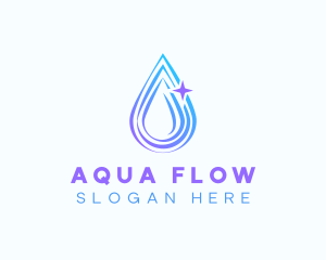 Irrigation - Water Droplet Ripple logo design