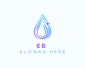 Oil - Water Droplet Ripple logo design