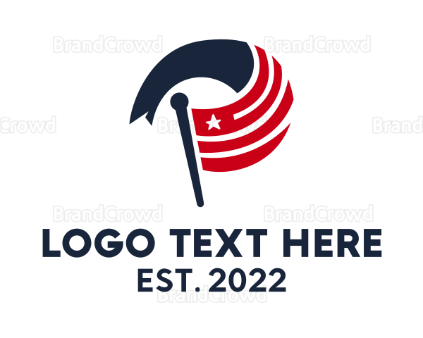 Washington Election Flag Logo