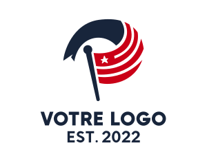 United States - Washington Election Flag logo design