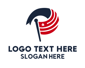 Washington Election Flag  Logo