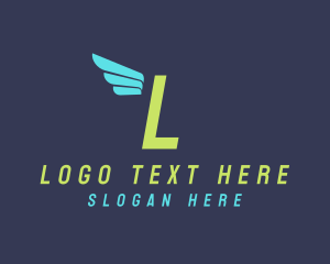 Moving - Wing Flight Enterprise logo design