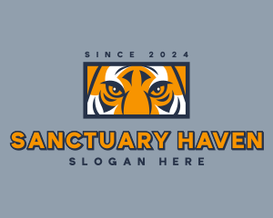 Animal Sanctuary Tiger logo design