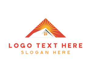 Roofer - Roof House Property logo design