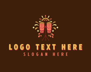 Cultural - Musical African Drum logo design