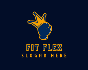 Fitness Boxing Crown logo design