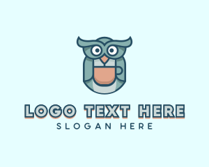 Mug - Owl Coffee Cup logo design