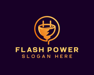 Electric Power Plug logo design