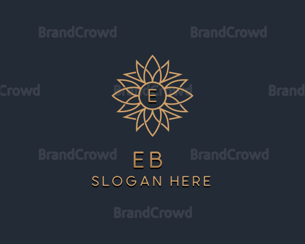 Wedding Event Flower Logo