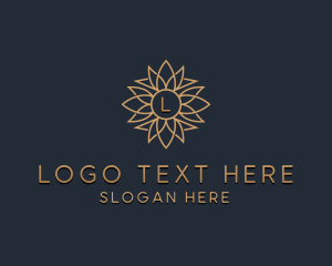 Wedding Event Flower Logo