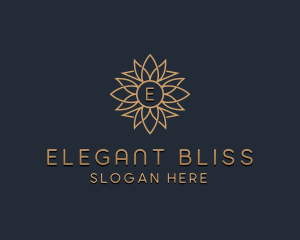 Wedding Event Flower logo design