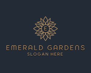 Wedding Event Flower logo design