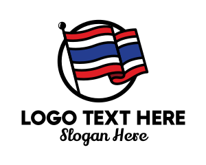 Tourism - Thailand Country Flag logo design