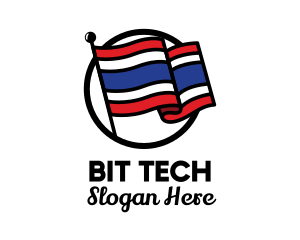 Thailand Country Flag  logo design