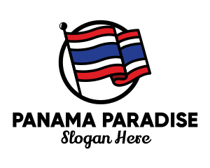 Thailand Country Flag  logo design