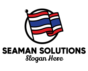 Thailand Country Flag  logo design