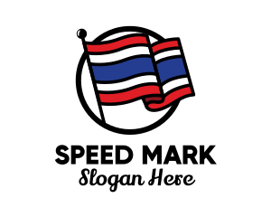 Thailand Country Flag  logo design