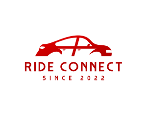 Red Car Automotive logo design