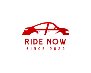 Red Car Automotive logo design