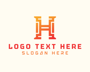 Financial - Insurance Company Letter H logo design