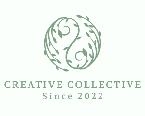 Eco Yin Yang Wellness logo design